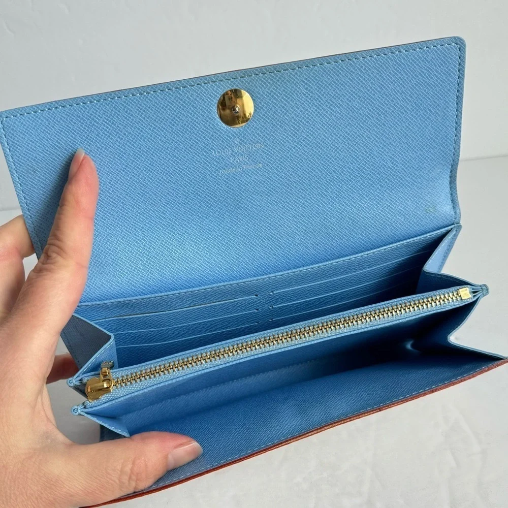 Louis Vuitton‎ Multicolor Sarah Wallet Takashi Murakami Blanc White Vintage Y2K